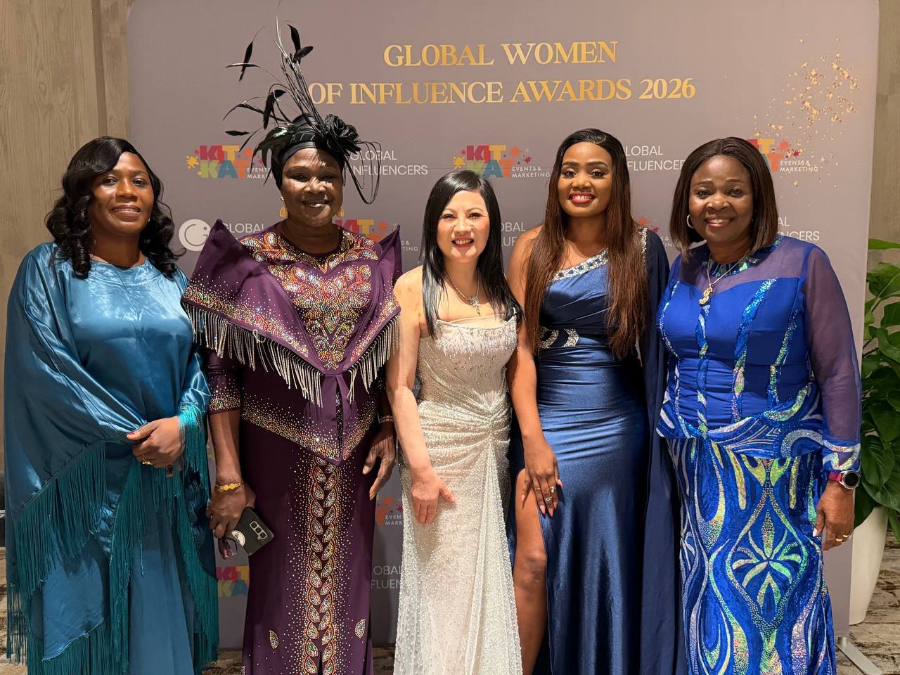 SHEKINAIH SIEW SIN YAP with fellow honourees at the Global Women of Influence Awards 2026