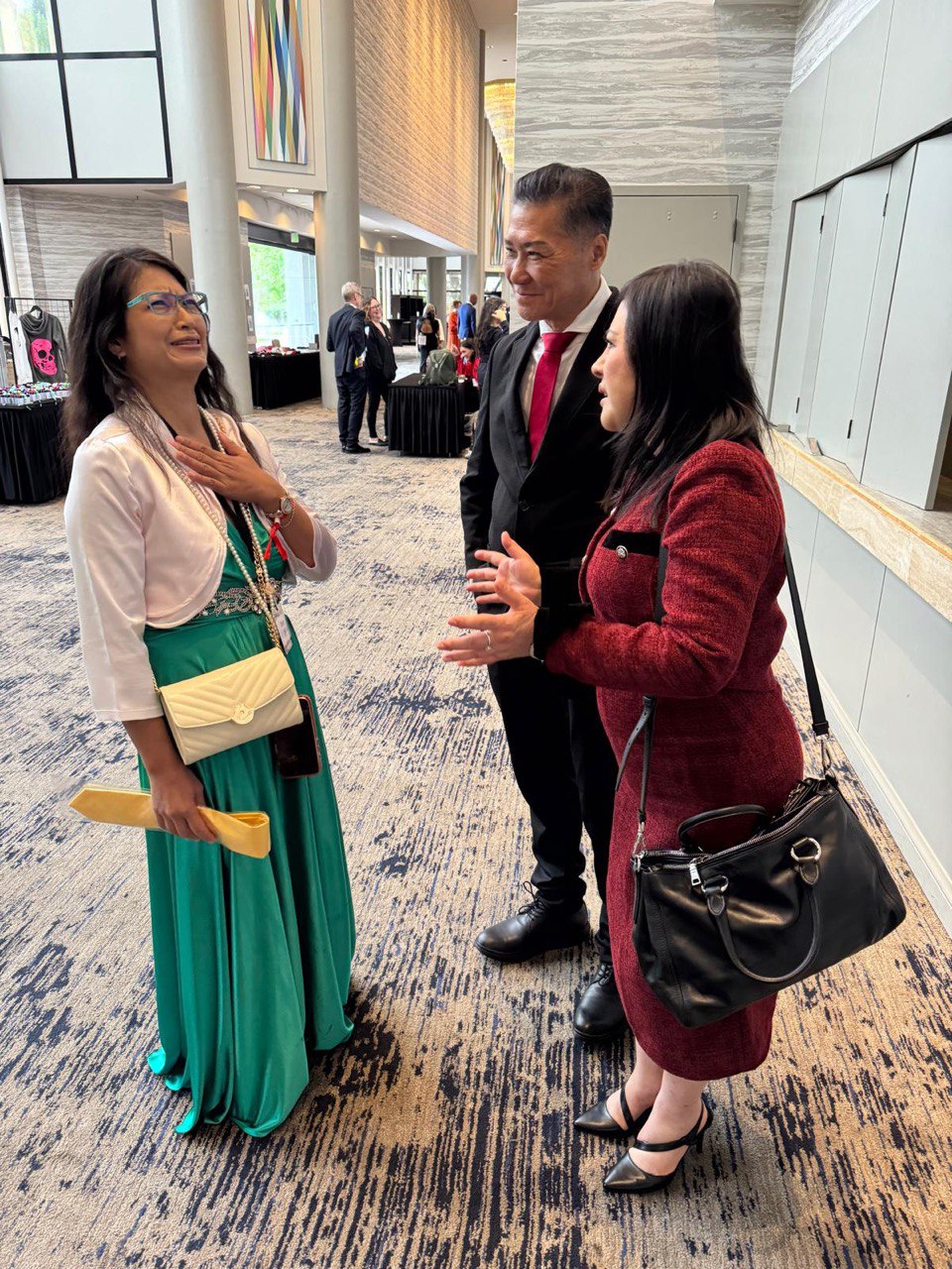Networking conversation · Mega Success 2025 · Los Angeles