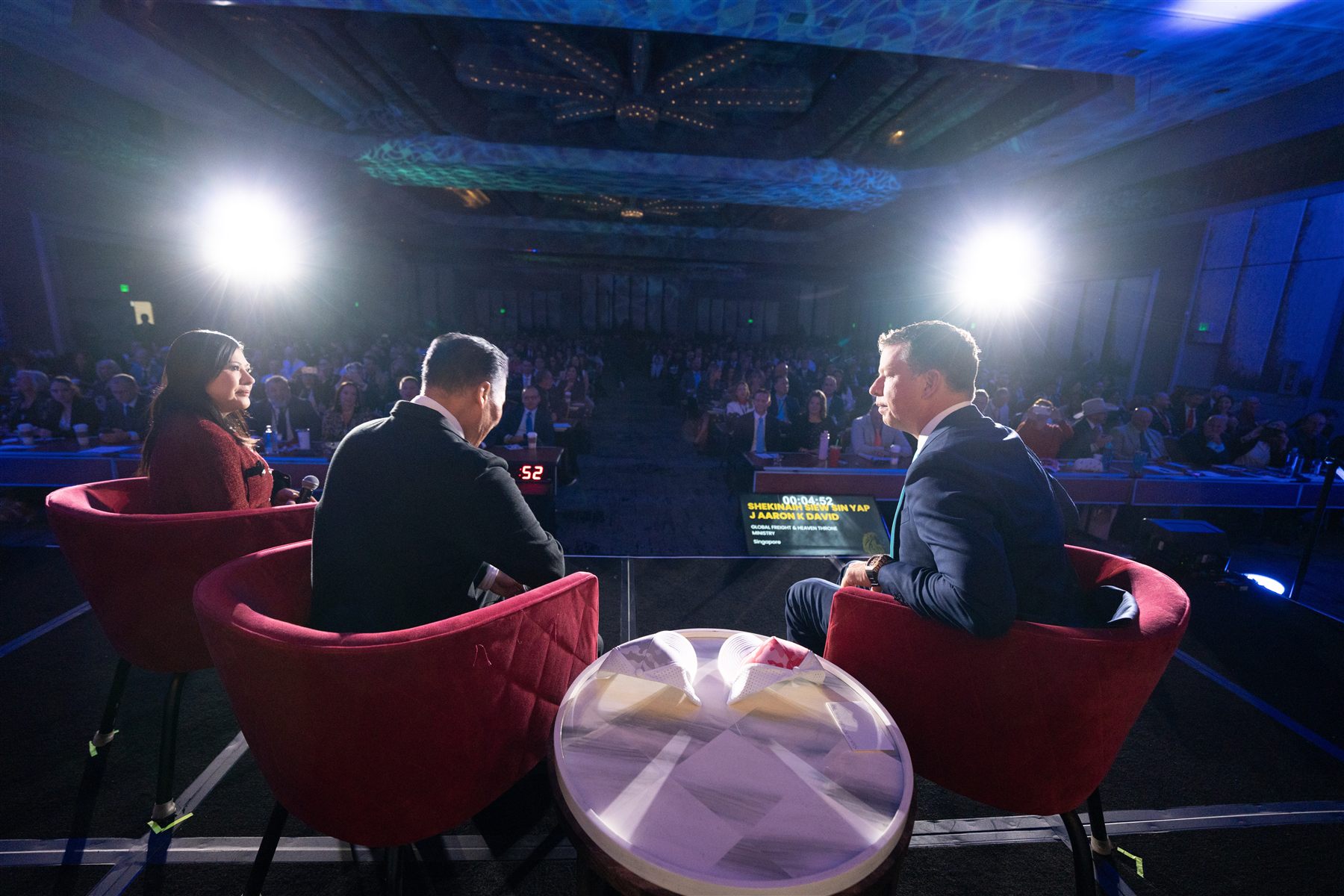 SHEKINAIH SIEW SIN YAP and J AARON K DAVID in on-stage conversation · Mega Success 2025 · Los Angeles